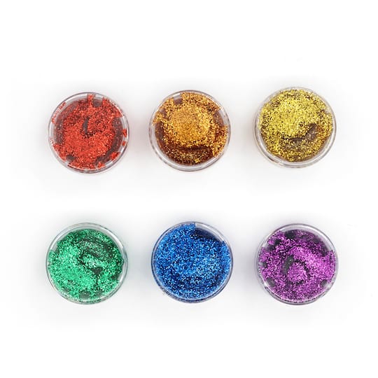 Pride Rainbow Face Glitter, 6ct. by Celebrate It™